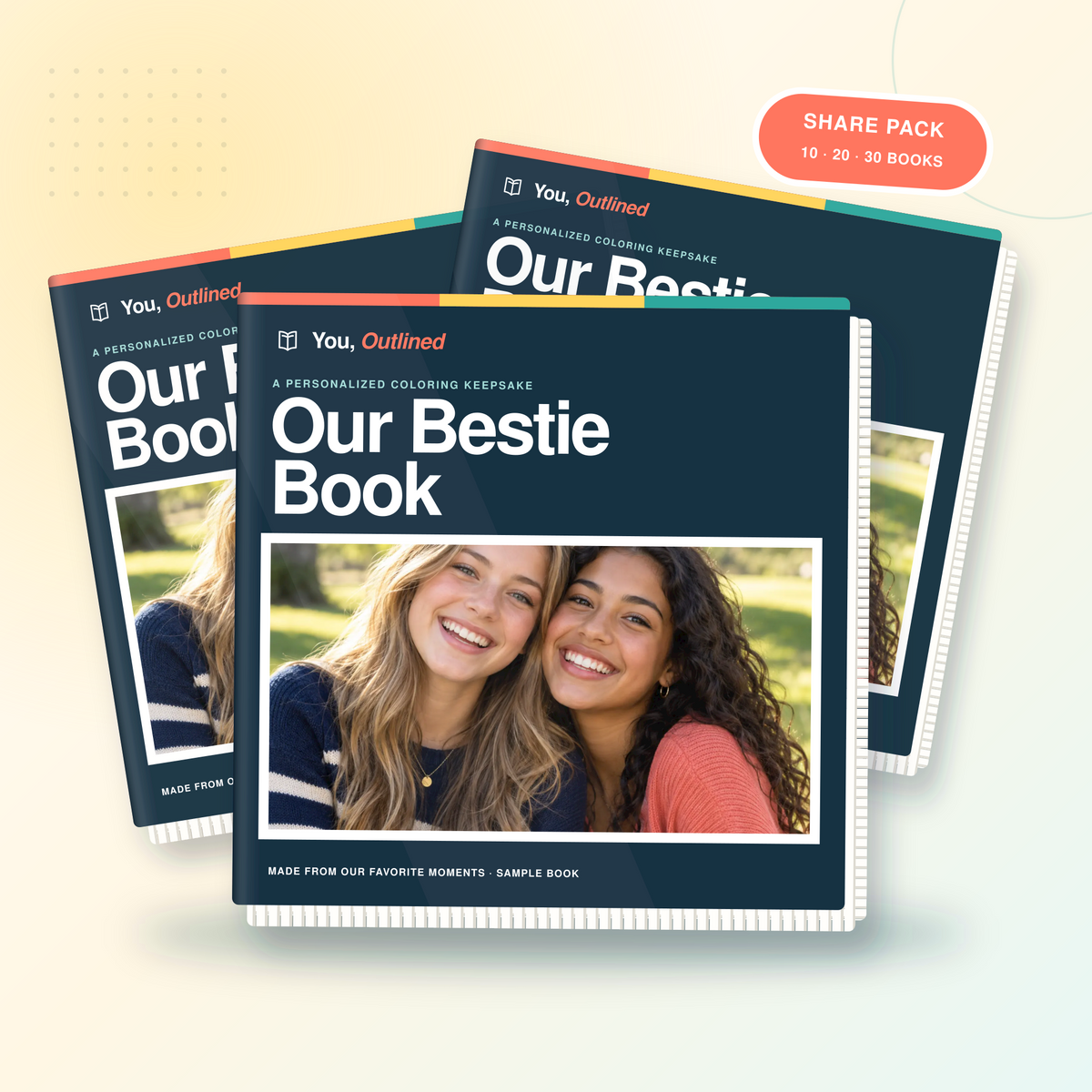 Personalized Coloring Book Share Pack