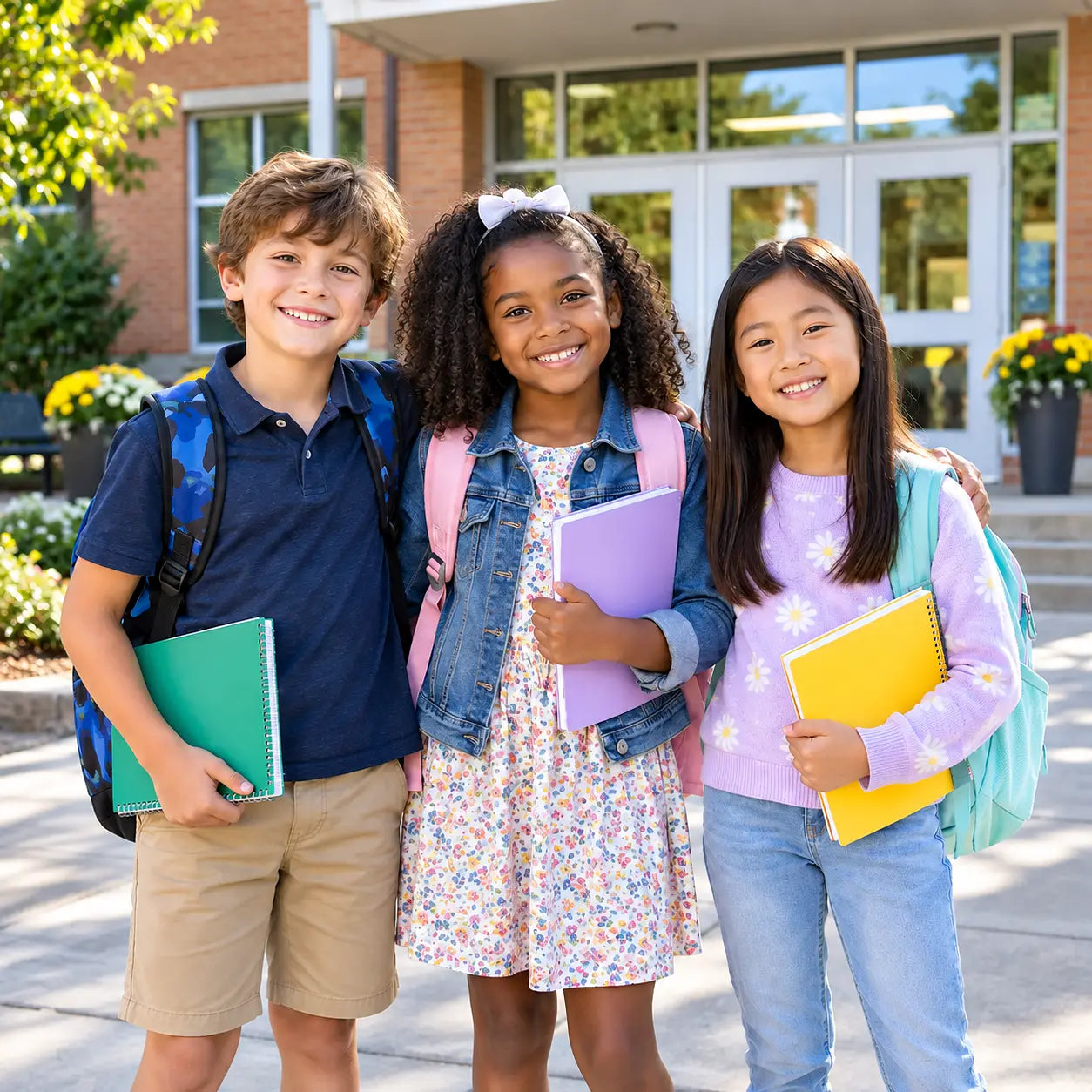 Fictional School Book cover made with a personalized photo